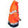 Men's Hi Vis Orange Waterproof Rain Jacket